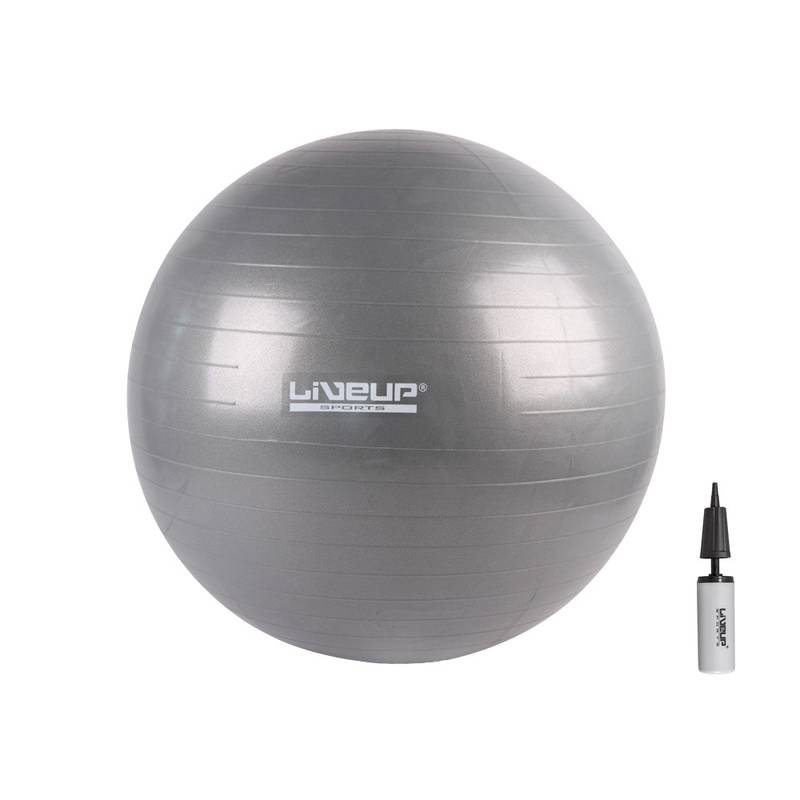 Фітбол (насос у комплекті) ANTI-BURST BALL сірий Уні 75см DT-LS3222-75g, рис. 0