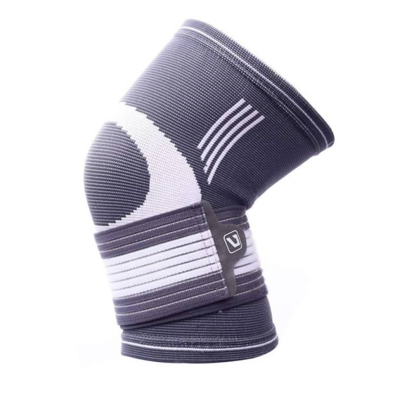 Фіксатор коліна KNEE SUPPORT сірий, білий Уні S DT-LS5676-S, рис. 0