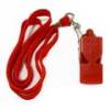 Свисток арбітра пластиковий зі шнурком Meta Whistle plastic classic with lanyard червоний DT-1030001203, прев. 0