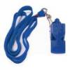 Свисток арбітра пластиковий зі шнурком Meta Whistle plastic classic with lanyard синій DT-1020001202, прев. 0