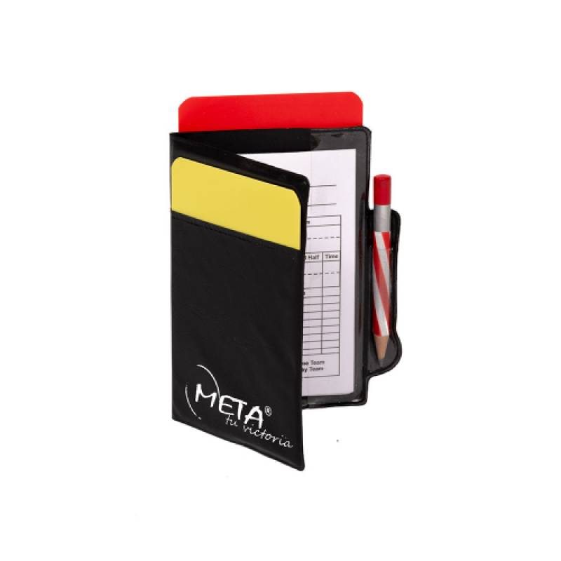 Набір карток арбітра Meta Referee Warning Cards Kit чорний DT-1900003200, рис. 0