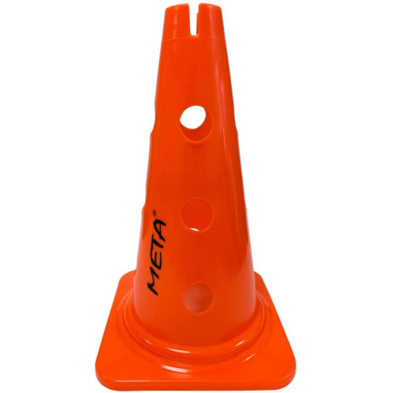 Конус для жердин та кілець Meta Training Cone with Holes & Slit помаранчевий 30 см DT-2006001207, рис. 0