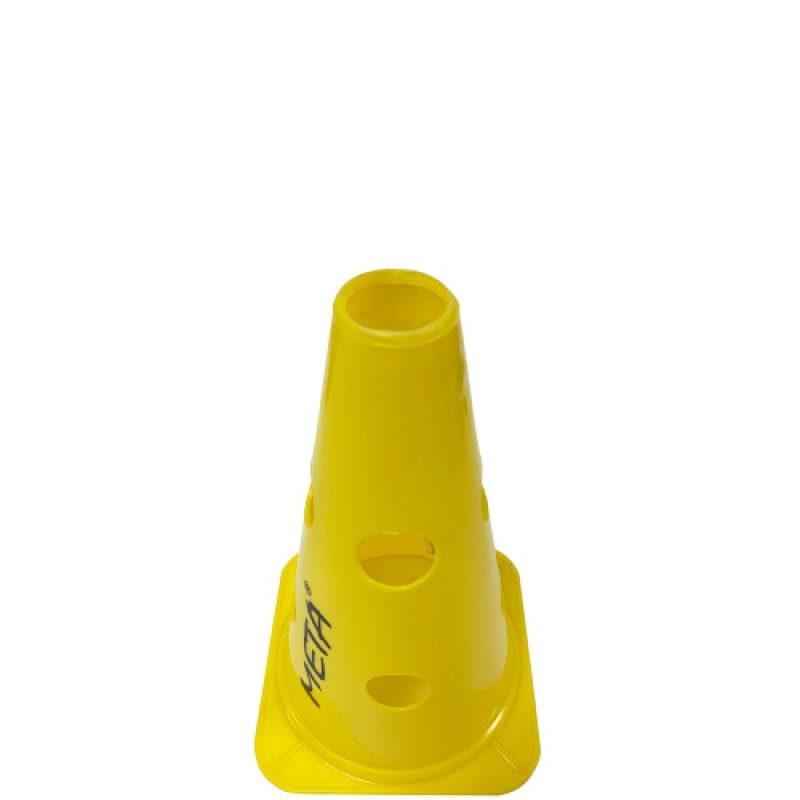 Конус для тренувань з отворами Meta Cone Marker with holes 2.0 жовтий 23 см DT-1800914200, рис. 0