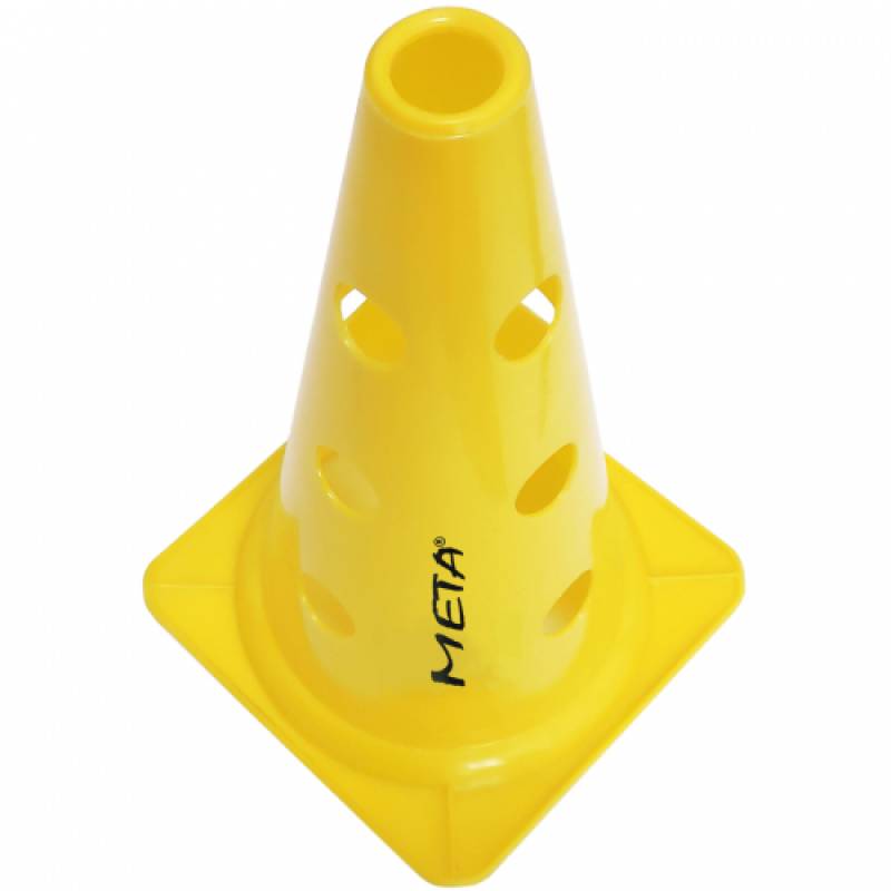 Конус для тренувань з отворами Meta Cone Marker with holes 2.0 жовтий 38 см DT-1801514203, рис. 0