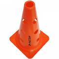 Конус для тренувань з отворами Meta Cone Marker with holes 2.0 помаранчевий 38 см DT-1801514204, прев. 0