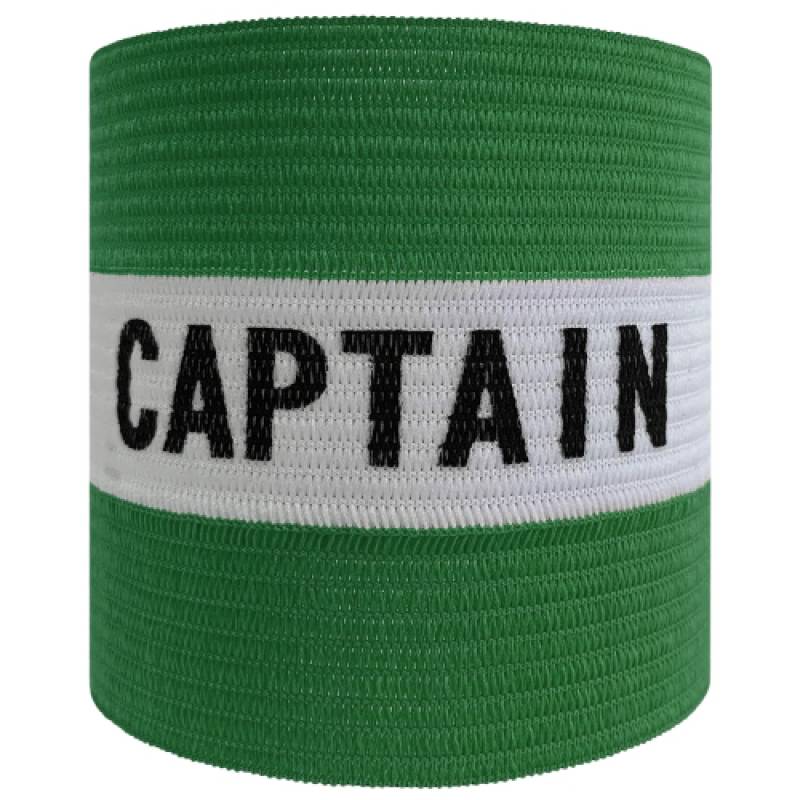 Пов'язка капітанська Meta Armband Striped Junior зелений, білий DT-1901200002vd, рис. 0