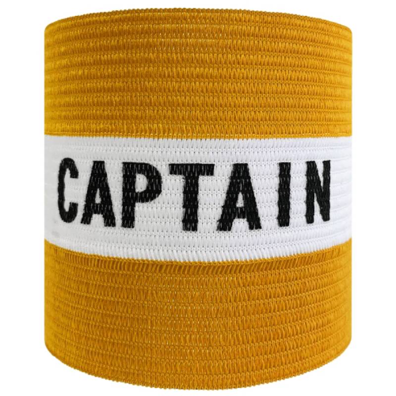 Пов'язка капітанська Meta Armband Striped Junior помаранчевий, білий DT-1901200002am, рис. 0