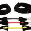 Еспандер латеральний універсальний Meta Stepper Ankle Resistance tube чорний, жовтий, червоний DT-2028502502, прев. 0