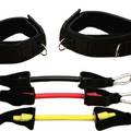 Еспандер латеральний універсальний Meta Stepper Ankle Resistance tube чорний, жовтий, червоний DT-2028502502, прев. 0