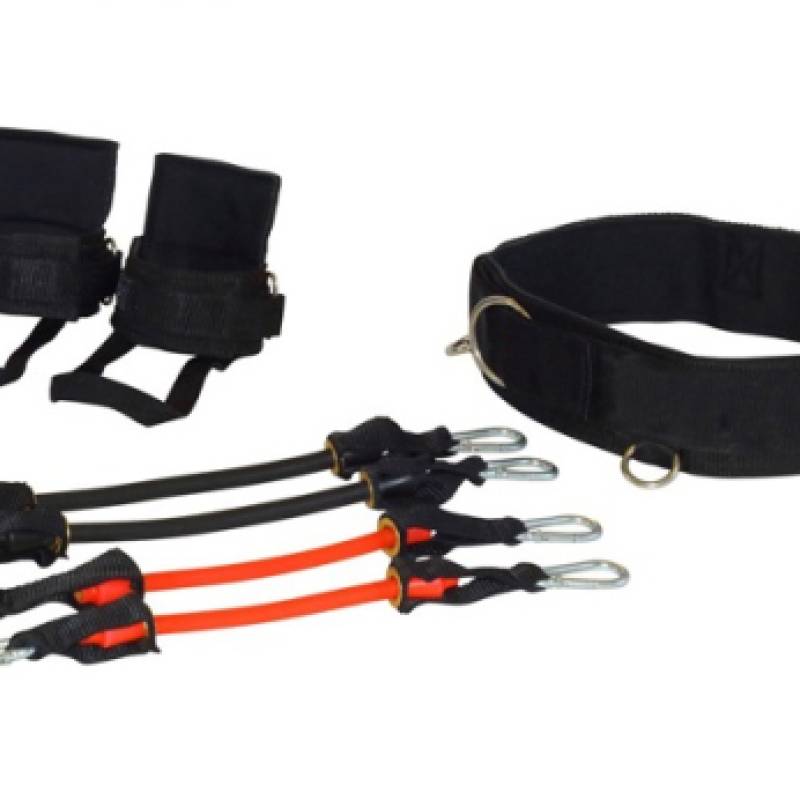 Еспандер-підсилювач стрибка Meta Elite Vertical Jumping System чорний, червоний DT-2027502502, рис. 0