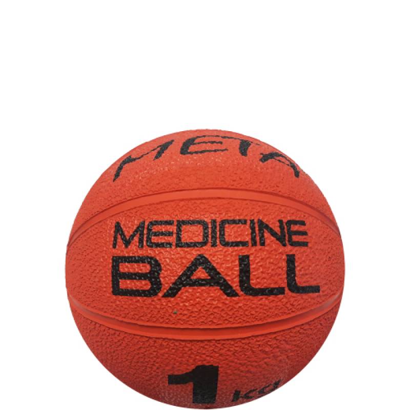 Медбол Meta Colour Medicine Ball 1 kg помаранчевий Уні 19,5 см DT-3000100100, рис. 0