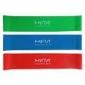 Набір резинок для фітнесу Meta Elastic bands Set of 3 pcs зелений, синій, червоний Уні 60х5 см DT-4003000500, прев. 0