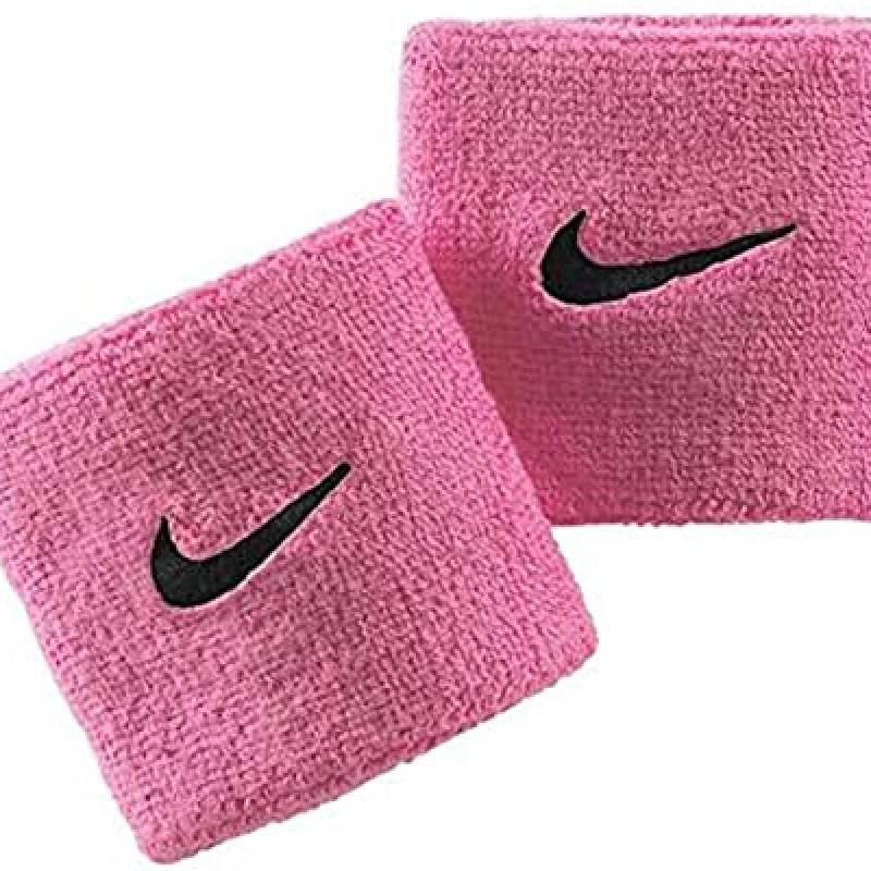 Напульсник Nike SWOOSH WRISTBANDS 2 PK PINK GAZE/OIL GREY OSF рожевий Уні OSFM DT-N.000.1565.677.OS, рис. 0