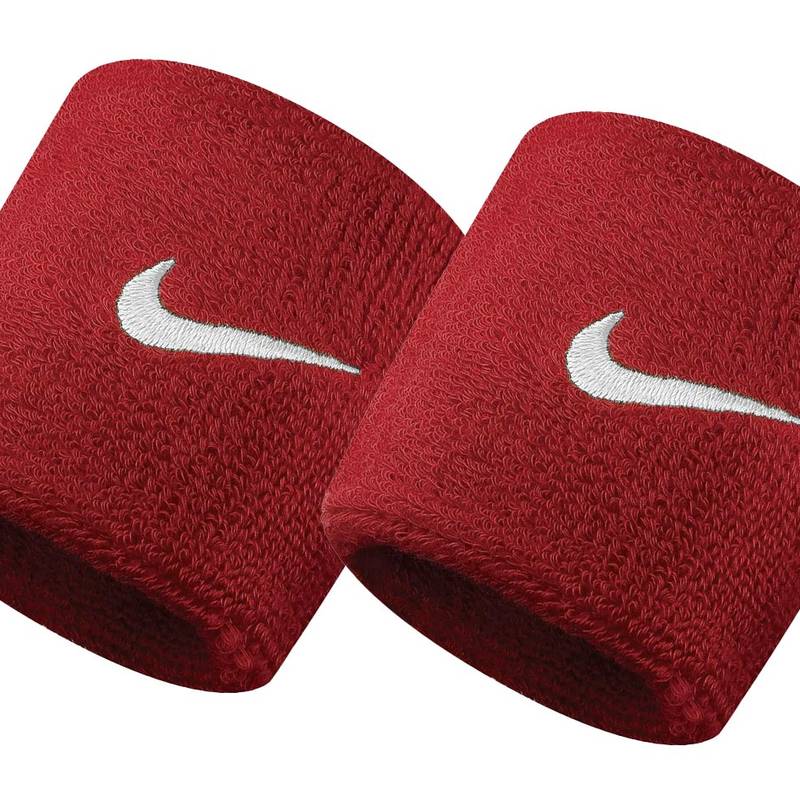 Напульсник Nike SWOOSH WRISTBANDS 2 PK VARSITY RED/WHITE OSFM червоний Уні OSFM DT-N.NN.04.601.OS, рис. 0