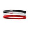 Пов'язка на голову Nike Headbands 2.0 3PK чорний, білий, червоний Уні One Size DT-N.100.4529.083.OS, прев. 0
