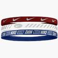 Пов'язка на голову Nike W HEADBANDS 3.0 3 PK METALLIC UNIVERSITY червоний, білий, синій Уні One Size DT-N.100.4527.662.OS, прев. 0