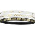 Пов'язка на голову Nike W HEADBANDS 3.0 3 PK METALLIC білий, чорний Уні One Size DT-N.100.4527.112.OS, прев. 0