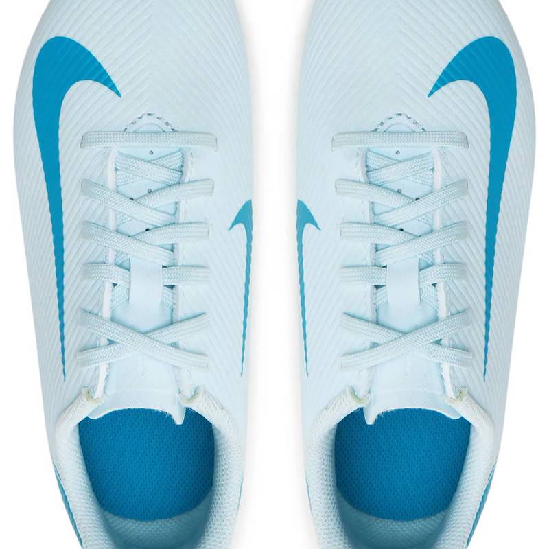 Бутси Nike JR VAPOR 16 CLUB FG/MG білий, блакитний Діт 33 (US 1.5Y) DT-FQ8286-400, рис. 4