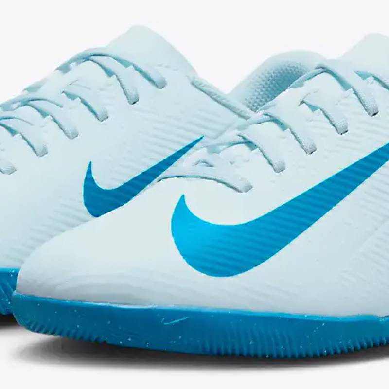 Футзалки Nike JR VAPOR 16 CLUB IC білий, блакитний Діт 33,5 (US 2Y) DT-FQ8289-400, рис. 4