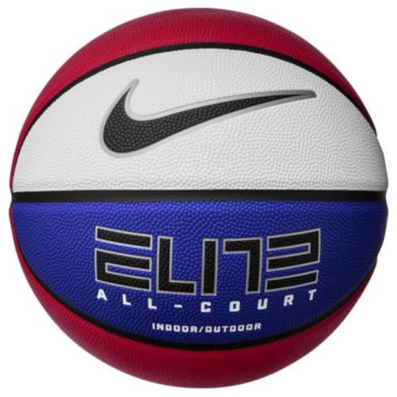 М'яч баскетбольний Nike ELITE ALL COURT 8P 2.0 DEFLATED білий, синій, червоний Уні 7 DT-N.100.4088.619.07, рис. 0