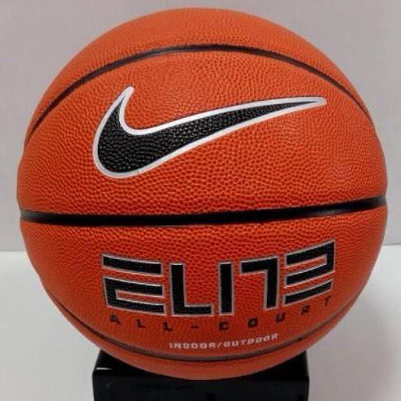 М'яч баскетбольний Nike ELITE ALL COURT 8P 2.0 DEFLATED помаранчевий, чорний, сріблястий Уні 6 DT-N.100.4088.855.06, рис. 1