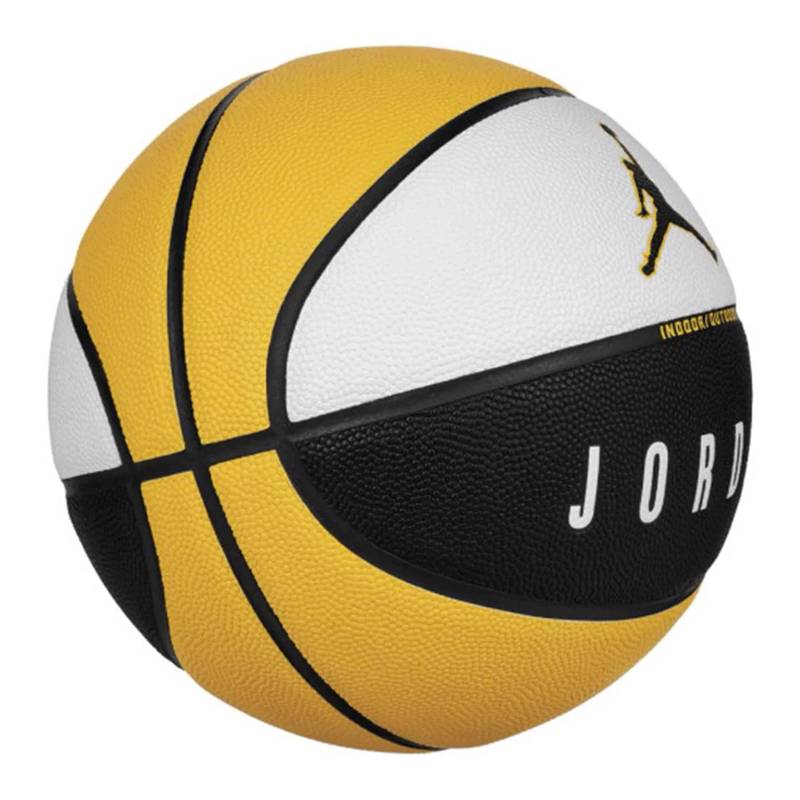 М'яч баскетбольний Nike JORDAN ULTIMATE 2.0 8P DEFLATED білий, чорний, жовтий Уні 7 DT-J.100.8254.153.07, рис. 1