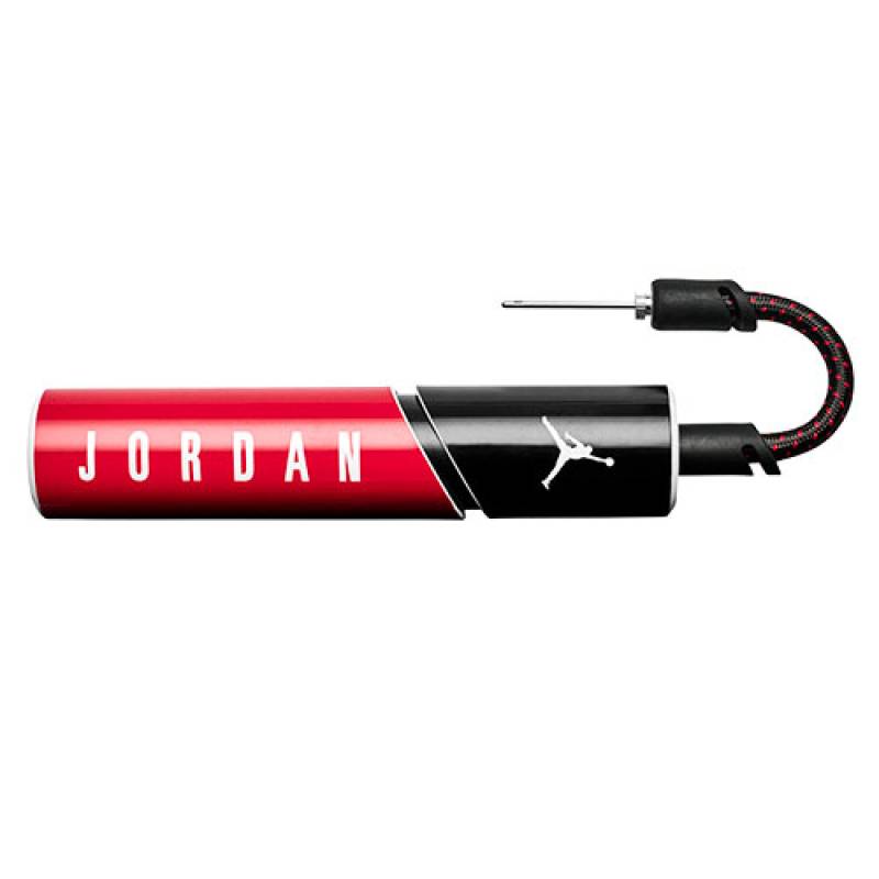 Насос Nike JORDAN ESSENTIAL BALL PUMP BLACK/GYM RED/BLACK/WHI червоний, чорний, білий Уні NS DT-J.000.1946.079.NS, рис. 0