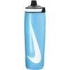 Пляшка Nike REFUEL BOTTLE 24 OZ блакитний, чорний, білий Уні 709 мл DT-N.100.7666.422.24, прев. 0