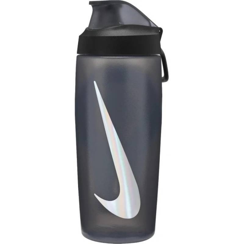 Пляшка Nike REFUEL BOTTLE LOCKING LID 18 OZ антрацит, чорний, сріблястий Уні 532 мл DT-N.100.7669.054.18, рис. 0