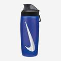 Пляшка Nike REFUEL BOTTLE LOCKING LID 18 OZ блакитний, чорний, сріблястий Уні 532 мл DT-N.100.7669.423.18, прев. 0