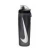 Пляшка Nike REFUEL BOTTLE LOCKING LID 24 OZ антрацит, чорний, сріблястий Уні 709 мл DT-N.100.7668.054.24, прев. 0