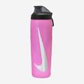 Пляшка Nike REFUEL BOTTLE LOCKING LID 24 OZ рожевий, чорний, сріблястий Уні 709 мл DT-N.100.7668.637.24, прев. 0