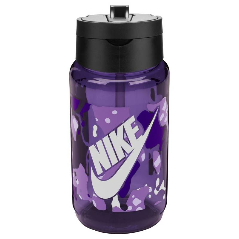 Пляшка Nike TR RENEW RECHARGE STRAW BOTTLE 16OZ чорний, фіолетовий Уні 473 мл DT-N.100.7641.514.16, рис. 0