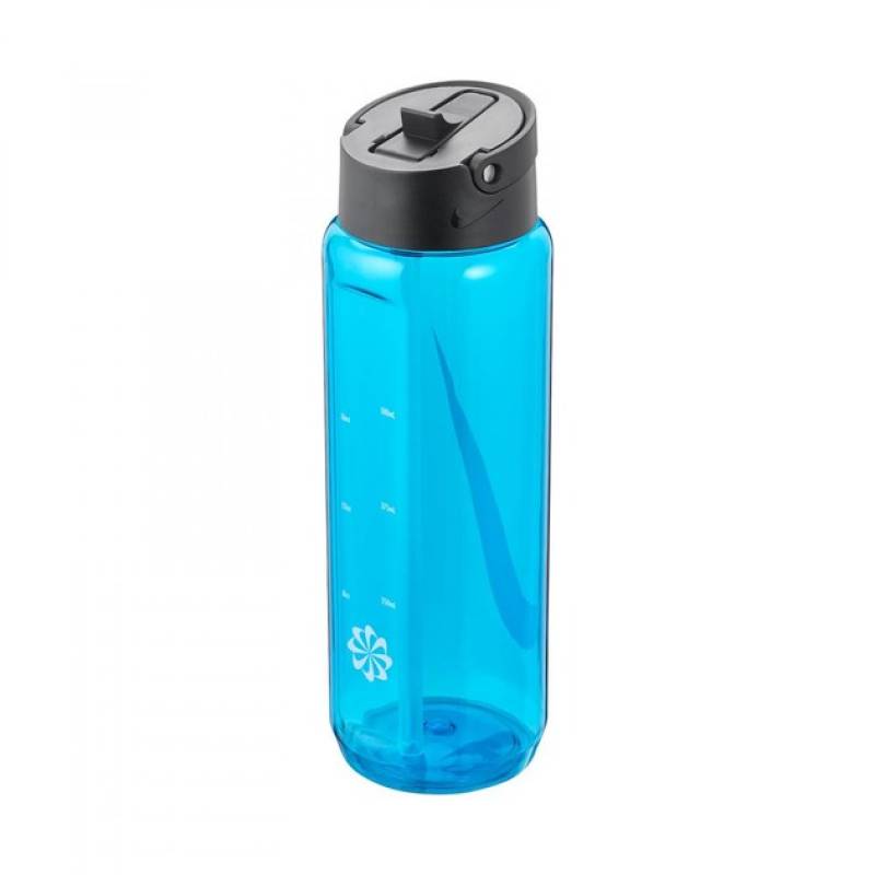 Пляшка Nike TR RENEW RECHARGE STRAW BOTTLE 24 OZ блакитний, чорний Уні 709 мл DT-N.100.7642.445.24, рис. 0