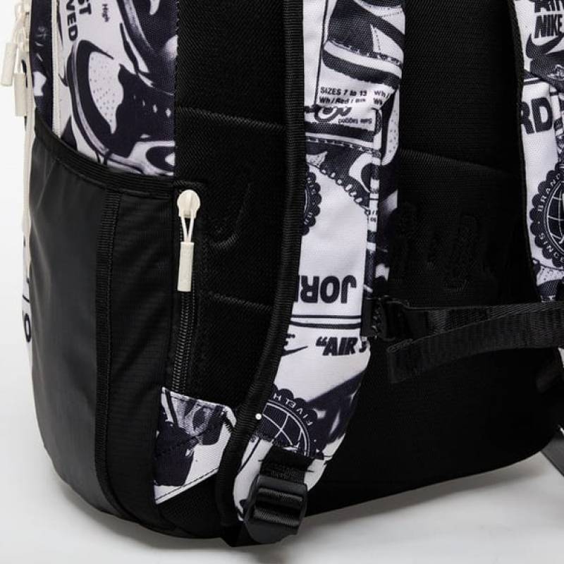 Рюкзак Nike Jordan JAM AIR PATROL BACKPACK 27L білий, чорний Чол 48 х 30 х 16 см DT-MA0924-X27, рис. 2