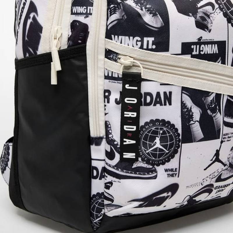 Рюкзак Nike Jordan JAM AIR PATROL BACKPACK 27L білий, чорний Чол 48 х 30 х 16 см DT-MA0924-X27, рис. 3