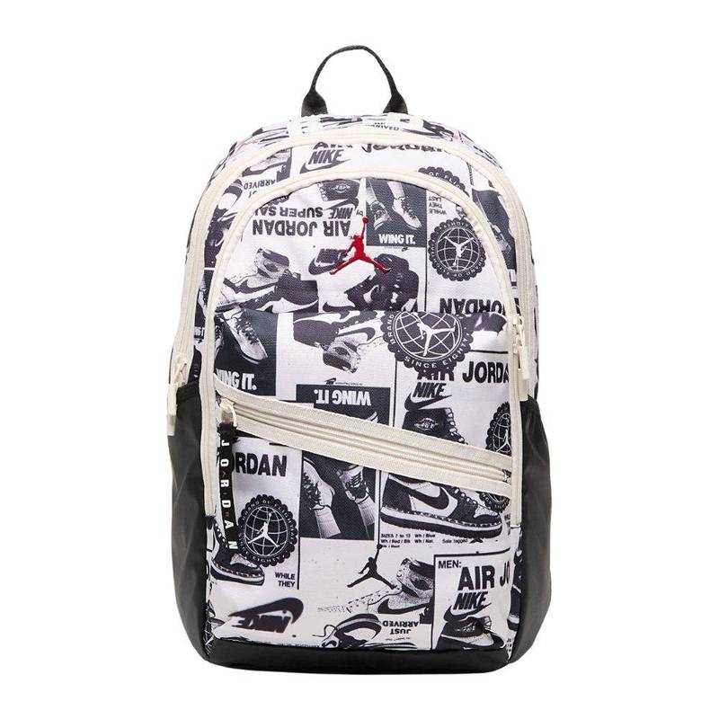 Рюкзак Nike Jordan JAM AIR PATROL BACKPACK 27L білий, чорний Чол 48 х 30 х 16 см DT-MA0924-X27, рис. 0