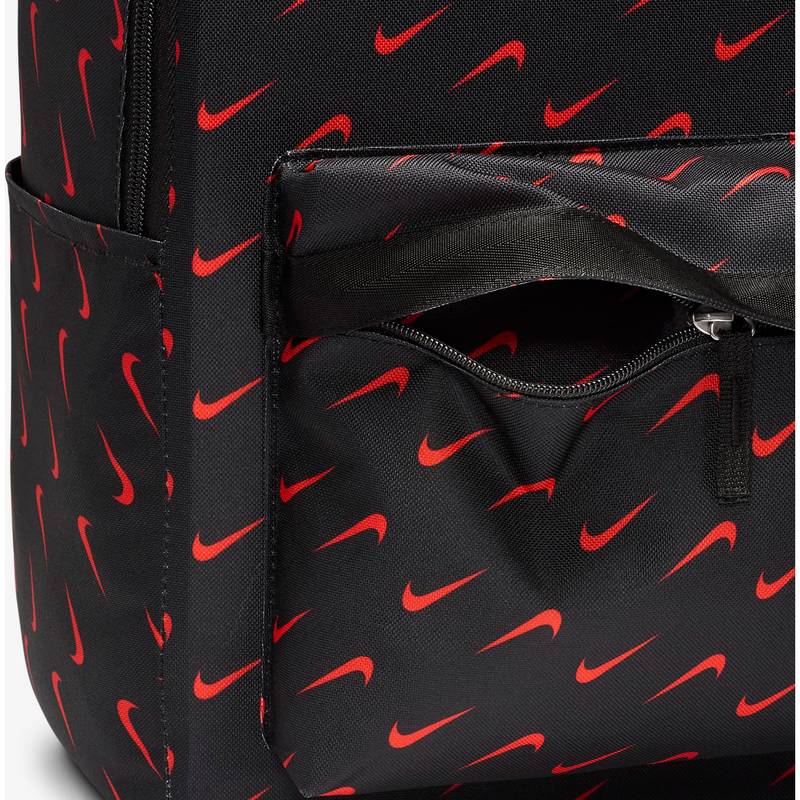 Рюкзак Nike NK HERITAGE BKPK - SWOOSH DROP 25L чорний, червоний Уні 43 х 30.5 х 15 см DT-HF6995-010, рис. 5