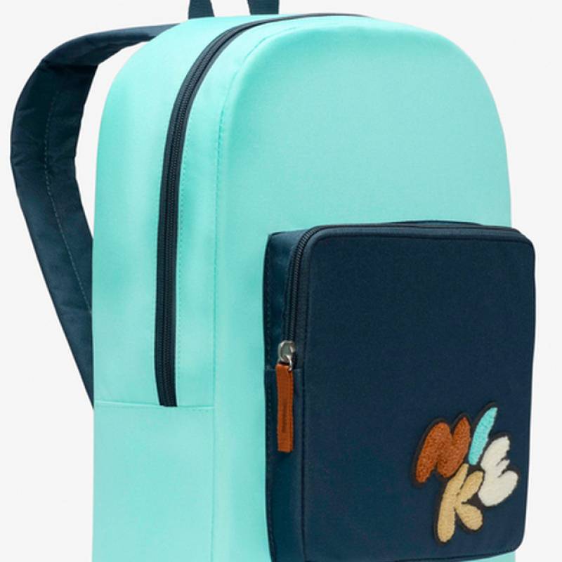 Рюкзак Nike Y NK CLASSIC BKPK - BUBBLE 16L бірюзовий, темно-синій Діт 38x28x13 см DT-FZ7254-300, рис. 0