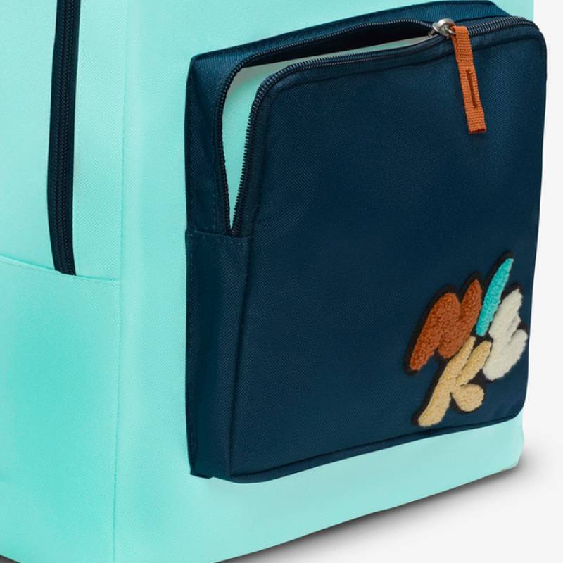 Рюкзак Nike Y NK CLASSIC BKPK - BUBBLE 16L бірюзовий, темно-синій Діт 38x28x13 см DT-FZ7254-300, рис. 4