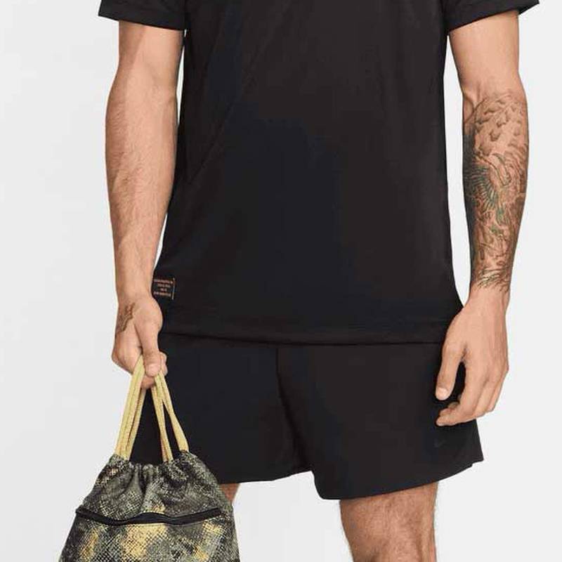 Рюкзак-мішок Nike NK BRSLA DRWSTG 9.5 CAMO AOP 18L хакі, чорний Уні 36x51х5 см DT-FZ2613-386, рис. 6