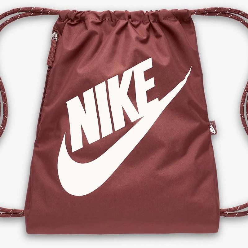 Рюкзак-мішок Nike NK HERITAGE DRAWSTRING 13L бордовий Уні 33х43 см DT-DC4245-231, рис. 0