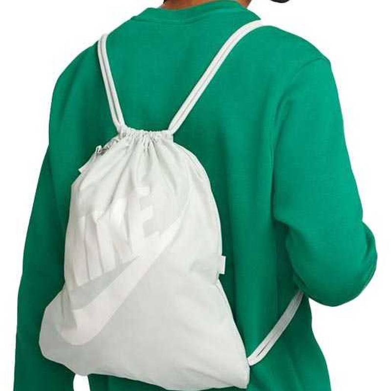 Рюкзак-мішок Nike NK HERITAGE DRAWSTRING 13L сірий Уні 33х43 см DT-DC4245-034, рис. 5