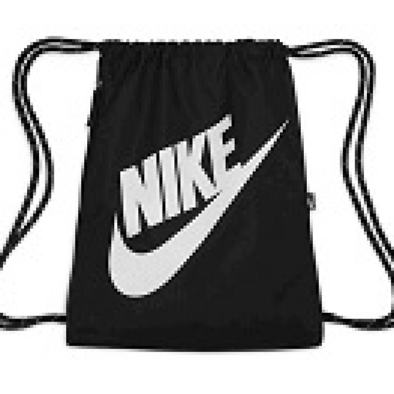 Рюкзак-мішок Nike NK HERITAGE DRAWSTRING 13L чорний Уні 33х43 см DT-DC4245-010, рис. 0