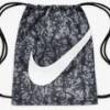 Рюкзак-мішок Nike Y NK DRAWSTRING - CAT AOP FA24 12L чорний, сірий Діт 35х46 см DT-FZ2544-060, прев. 0