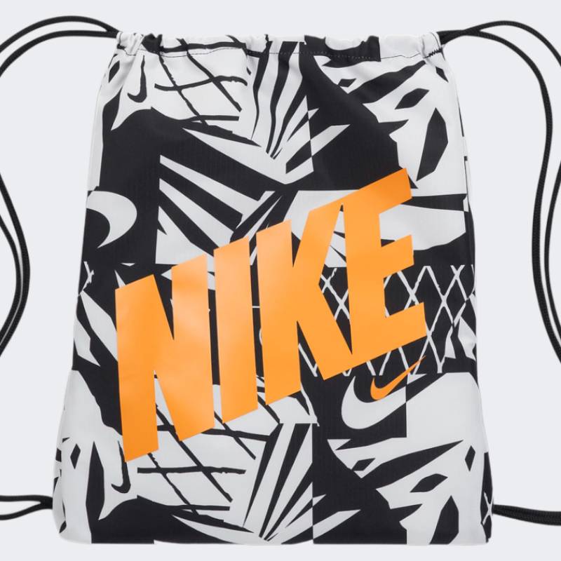 Мішок Nike Y NK DRAWSTRING - CAT AOP 1 чорний, білий, помаранчевий Діт 43 x 36 см DT-DV6144-010, рис. 0