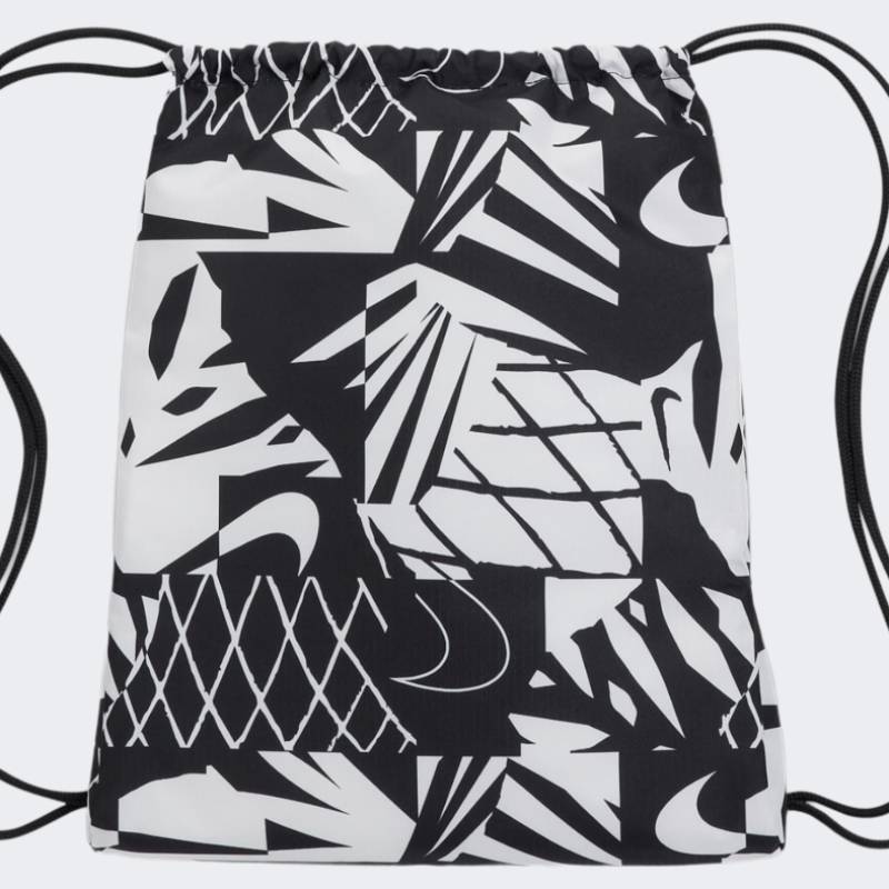 Мішок Nike Y NK DRAWSTRING - CAT AOP 1 чорний, білий, помаранчевий Діт 43 x 36 см DT-DV6144-010, рис. 1