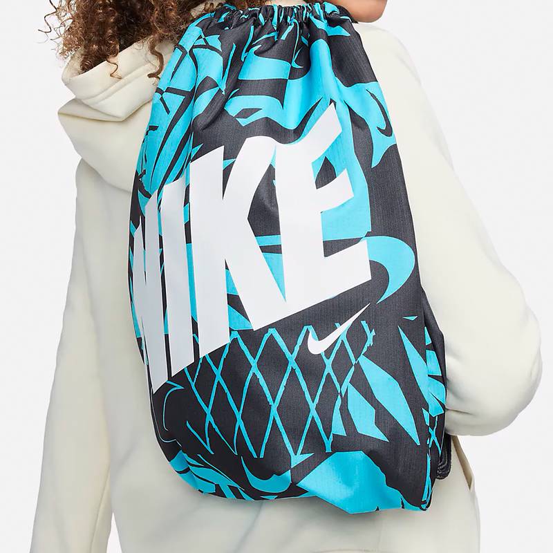 Мішок Nike Y NK DRAWSTRING - CAT AOP 1 чорний, синій, білий Діт 43 х 36 см DT-DV6144-015, рис. 4
