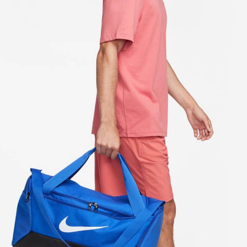 Сумка Nike NK BRSLA S DUFF - 9.5 41L чорний, синій Уні 51x28х28 см DT-DM3976-480, рис. 2
