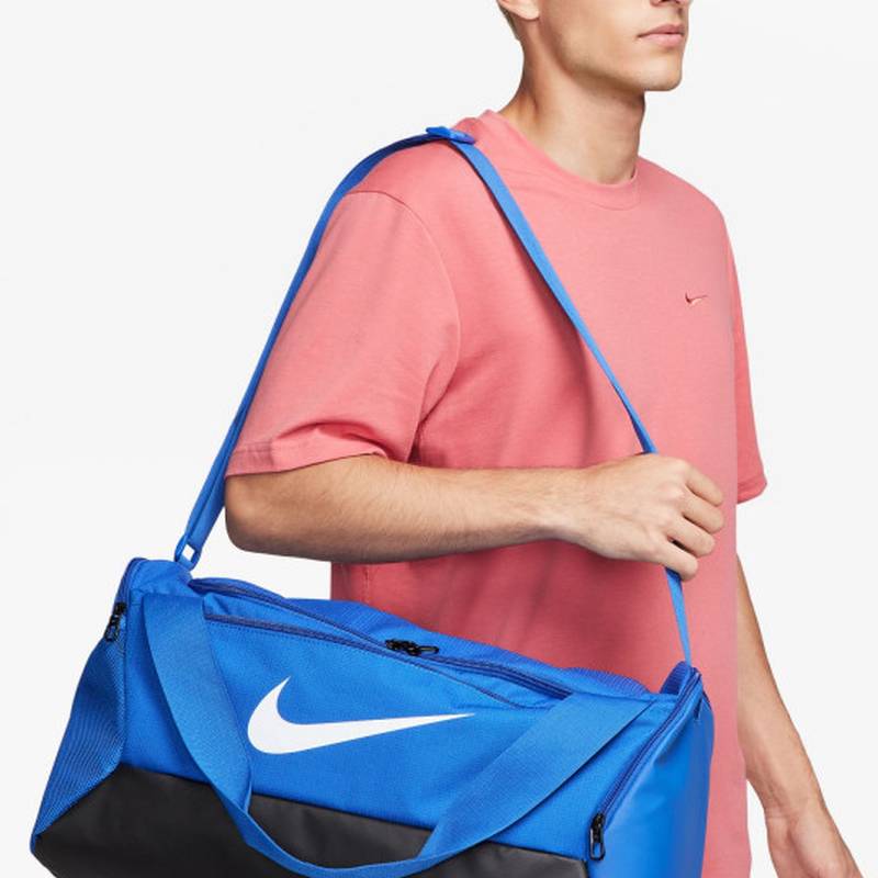 Сумка Nike NK BRSLA S DUFF - 9.5 41L чорний, синій Уні 51x28х28 см DT-DM3976-480, рис. 3